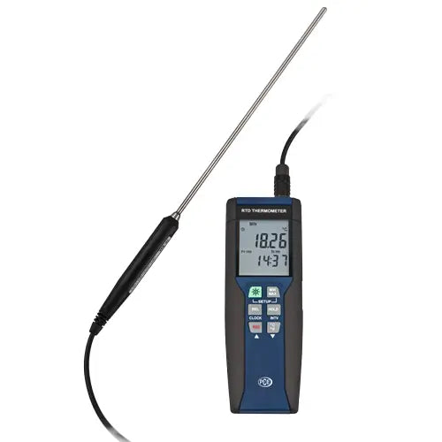 PCE-HPT 1 - Precision 1-Channel Thermometer with 4-Wire Pt100 Sensor