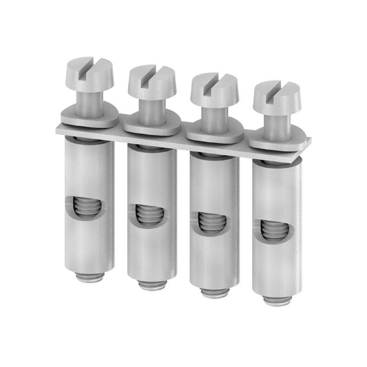 0336900000 - 4-Pole Gray Cross-Connector, 32A, 24.5mm Width  (Pack of 50)