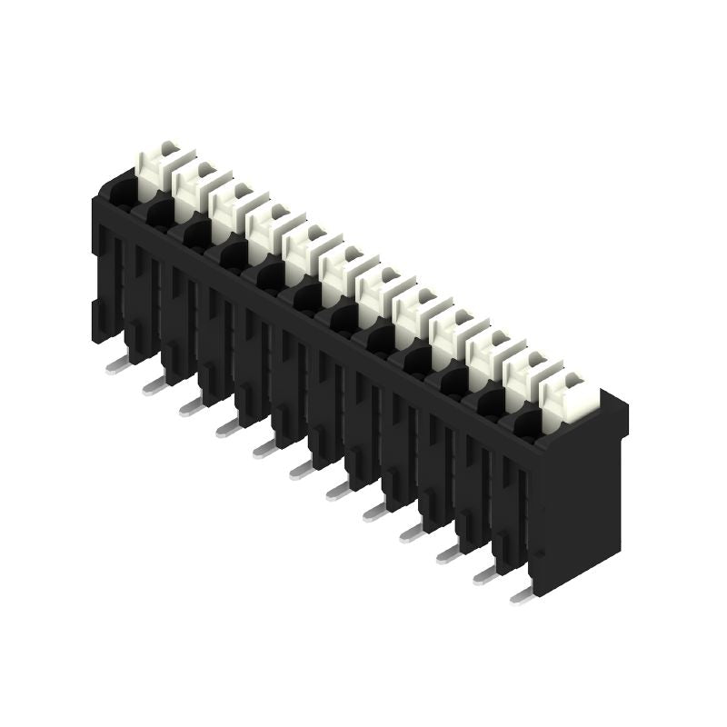 1250470000 - 3.5mm 12-Pole Push-In PCB Terminal at 180°  (Pack of 180)