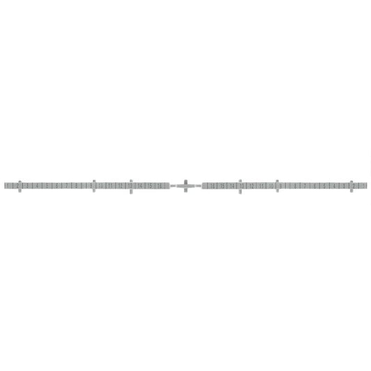 1254730000 - Grey Polycarbonate Partition Plate for Vertical Installation  (Pack of 10)