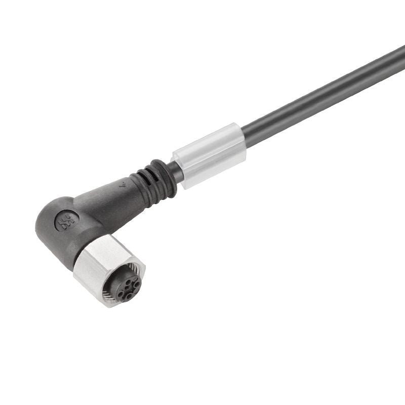9457960300 - 3m M12 Sensor/Actuator Line, 4-Pole Angled Socket