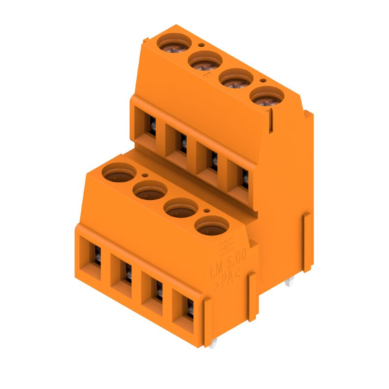 1768870000 - 5.08mm 8-Pole Orange PCB Terminal, 3.5mm Pin Length  (Pack of 56)