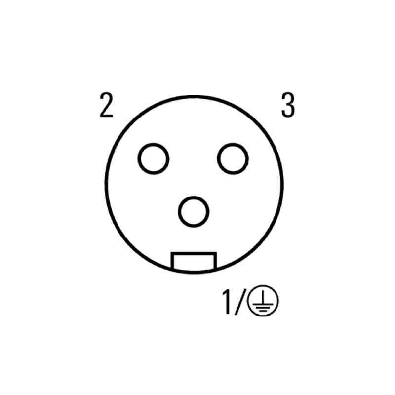 1292110200 - 2m PUR Cable for Sensors/Actuators with Angled Socket