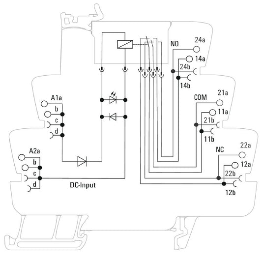 2618400000 - 24V DC Relay Module with 2 CO Contacts, 8A Capacity  (Pack of 10)
