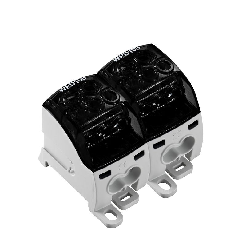 2725420000 - 35mm² Terminal Block, 12 Connection Points, 214A, Black