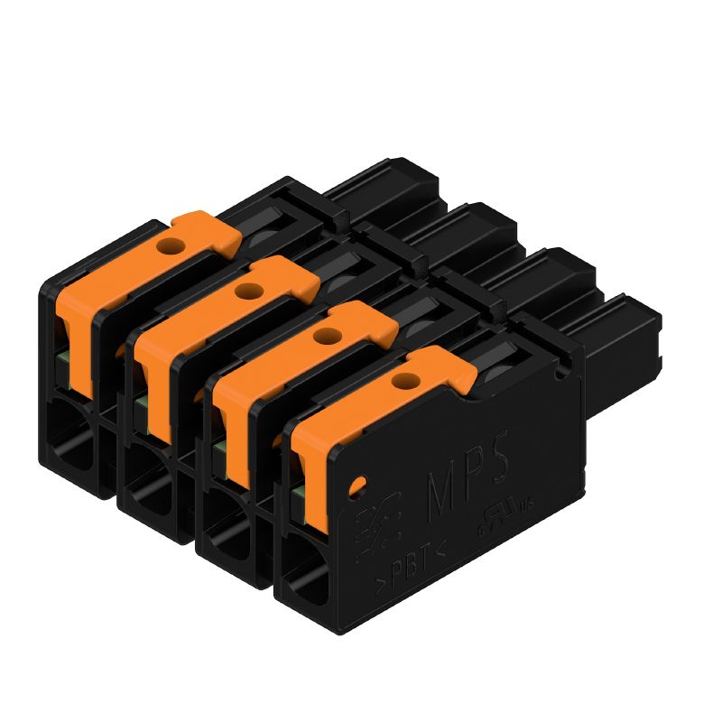 8000078330 - 4-Pole 7.50mm RoHS PCB Connector with SNAP IN Lever  (Pack of 66)