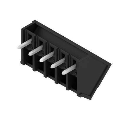 1976450000 - 5-Pole 3.81mm PCB Connector, 135° Elbow, Black Finish  (Pack of 50)