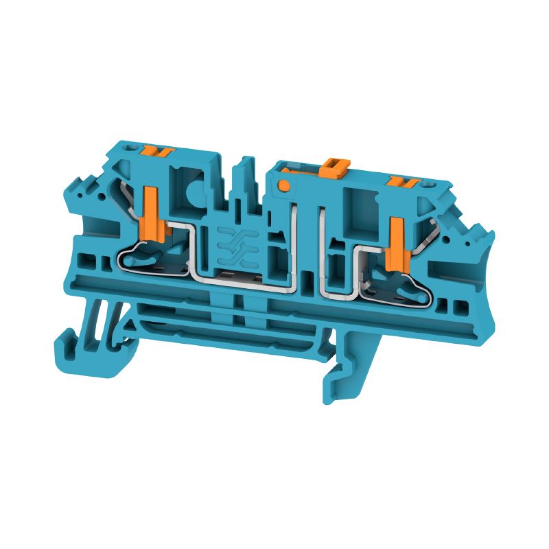 2898670000 - 2.5 mm² Test-Disconnect Terminal, 20 A, Push-In Mechanism  (Pack of 50)