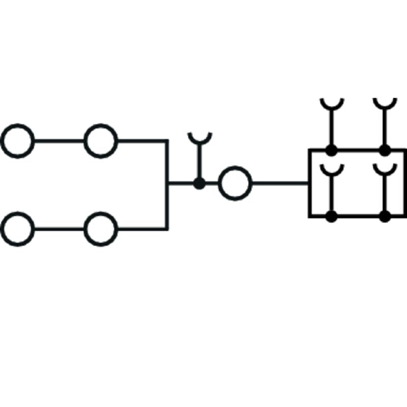 2464730000 - Dark Beige 10 mm² Distribution Terminal with PUSH IN Technology  (Pack of 20)