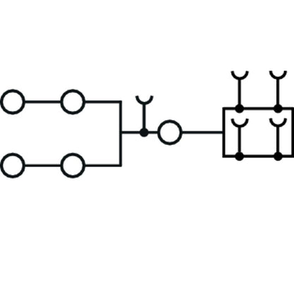 2464730000 - Dark Beige 10 mm² Distribution Terminal with PUSH IN Technology  (Pack of 20)