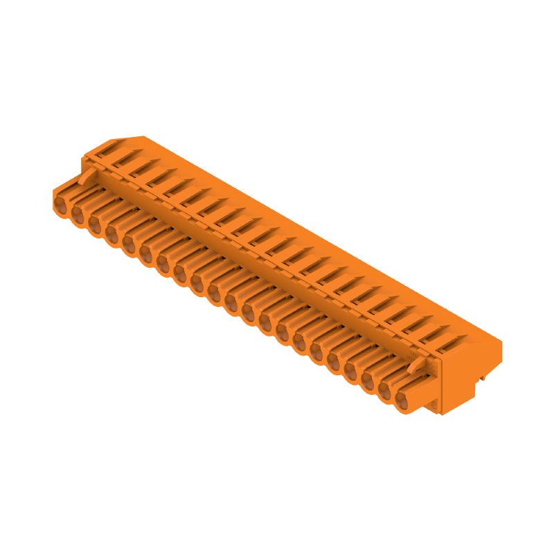 1958690000 - 5.00mm 21-Pole PCB Plug-In Connector with 270-Degree Angle  (Pack of 12)