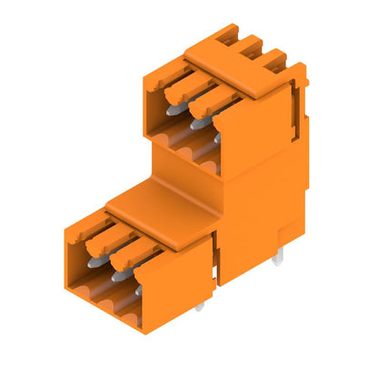 1890600000 - 3.50mm Male Header Connector with 6 Poles, Tinned Orange  (Pack of 50)