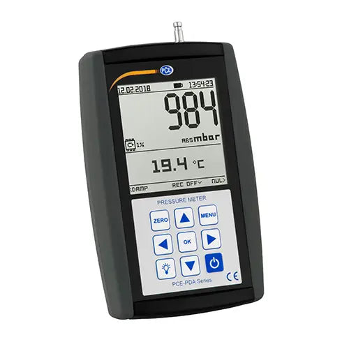 PCE-PDA A100L - 200 kPa Data Logger Manometer with LCD Display