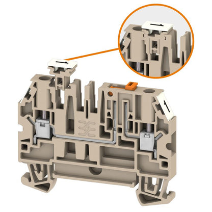 2894270000 - Dark Beige Wemid Accessory Holder, -60°C to 130°C Range  (Pack of 20)