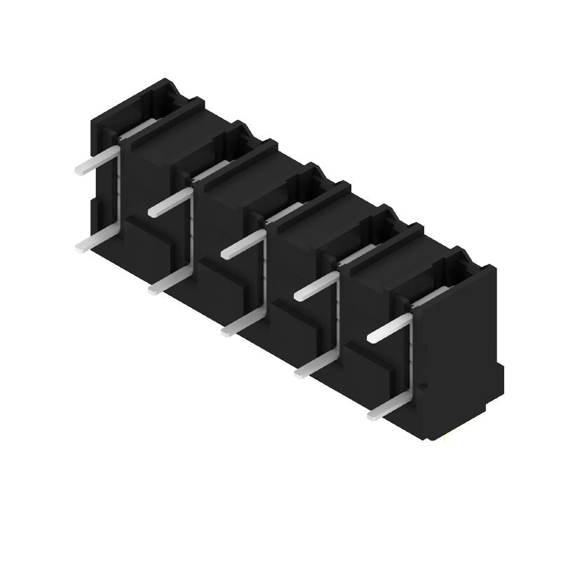 1874410000 - 7.62mm Black PCB Terminal, 5 Poles, 90° Connection  (Pack of 265)