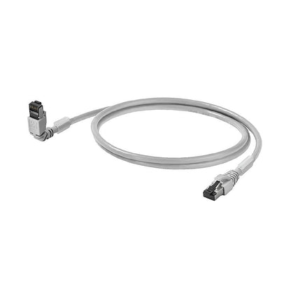 1248280150 - 15m RJ45 Cat.6A Patch Cable, 90° Angled Connector