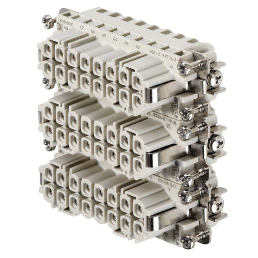 1896820000 - 16A Female Connector with 5 Size Tension-Clamp, RoHS Compliant