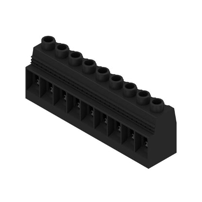 1386850000 - 15mm PCB Terminal, 9 Poles, 90° Angle, Tinned Pins  (Pack of 8)