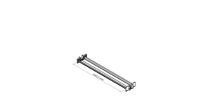 2633460000 - 230mm Galvanized Steel Terminal Rail for Strong Performance  (Pack of 5)