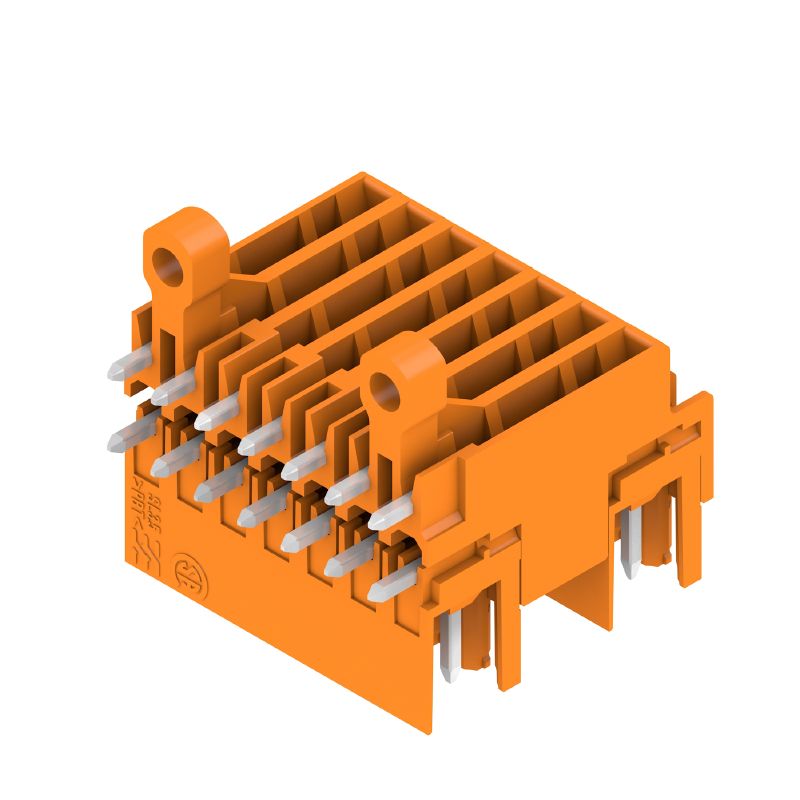 1633400000 - 3.5mm Pitch Orange PCB Male Connector, 14 Poles, 90° Orientation  (Pack of 20)