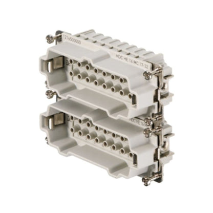 1216500000 - 16-Pole Crimp Connector, 500V, Copper Alloy, RoHS Compliant