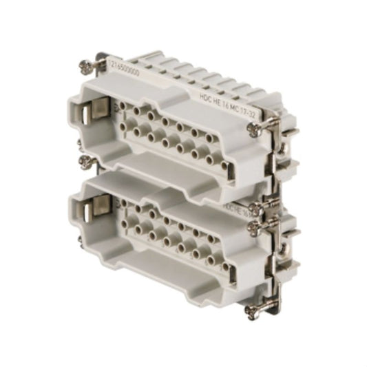 1216500000 - 16-Pole Crimp Connector, 500V, Copper Alloy, RoHS Compliant