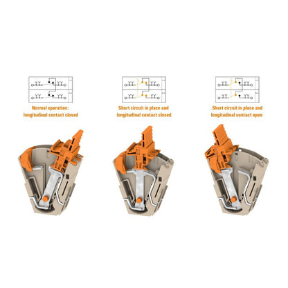 2710070000 - 6 mm² PUSH IN Disconnect Terminal, 500 V, 30 A  (Pack of 50)