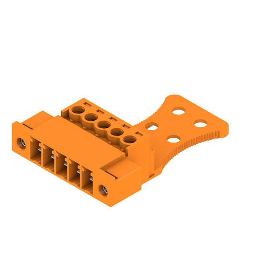 1237130000 - 5-Pole PCB Connector, 180° Angle, 17.5A, Clamping 1.5 mm²  (Pack of 50)