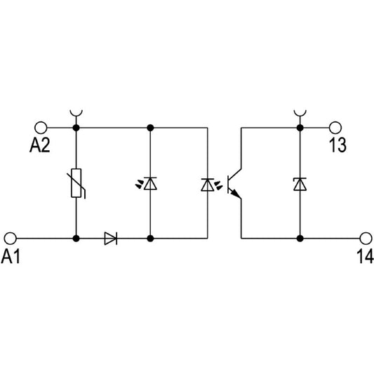 8950760000 - Compact 5V DC Solid-State Relay with LED Indicator  (Pack of 10)