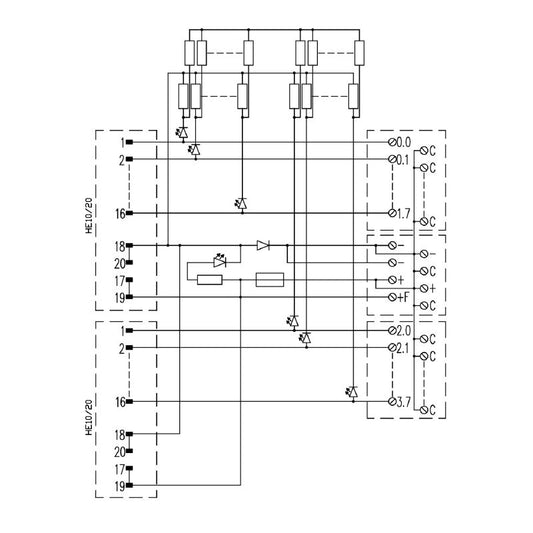 9445910000 - RS One-Wire LED Interface with Status Indicators