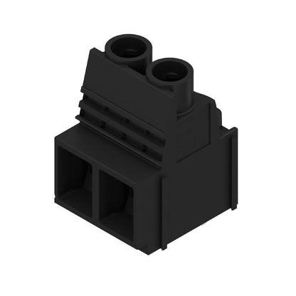 2014050000 - 10.16mm Black PCB Terminal, 2 Poles, 90° Angle  (Pack of 20)