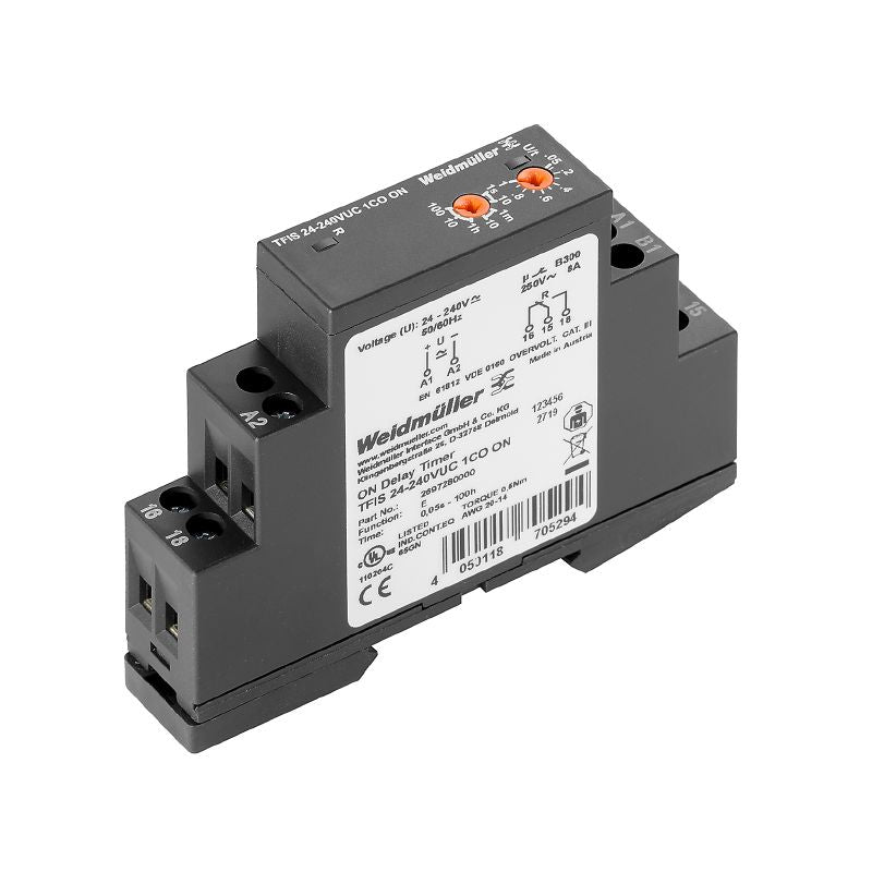 2697280000 - TFI-Series 24-240V On-Delay Relay with 1 CO Contact
