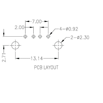 2563730000 - OMNIMATE USB 2.0 Connector, 180° Angle, 480 Mbps, 4 Poles  (Pack of 100)