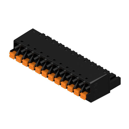 1013540000 - 12-Pole 180-Degree PCB Connector with PUSH IN Feature  (Pack of 30)