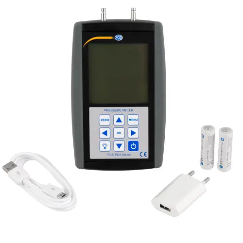 PCE-PDA 10L - Dual Display Manometer for Pressure Measurements & Leak Testing