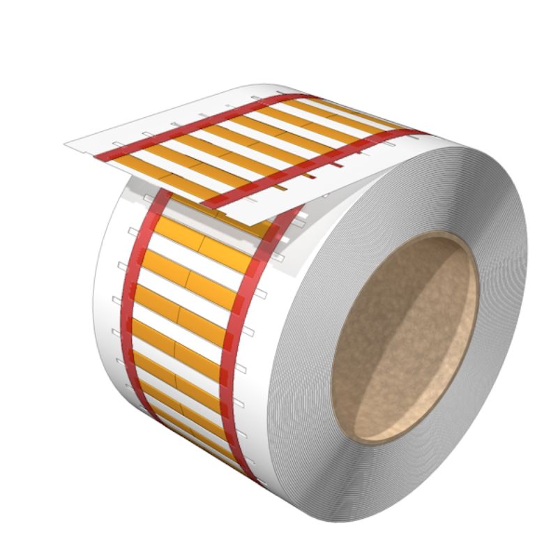 1961970000 - Yellow Cable Marker 1.8-2.8mm, 25.4x5.7mm, RoHS Compliant  (Pack of 10000)