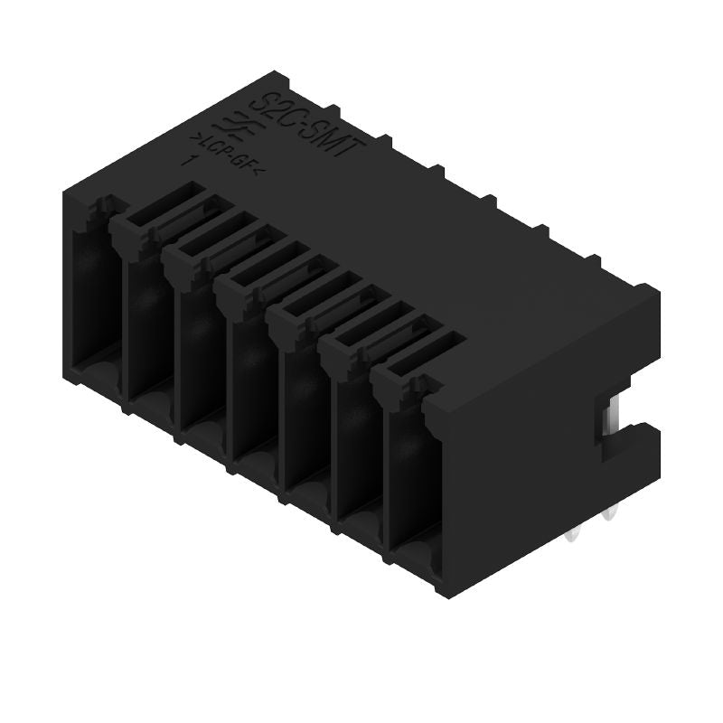 1359520000 - 14-Pole 3.50mm Male PCB Connector, 90° Angle, Black Finish  (Pack of 235)