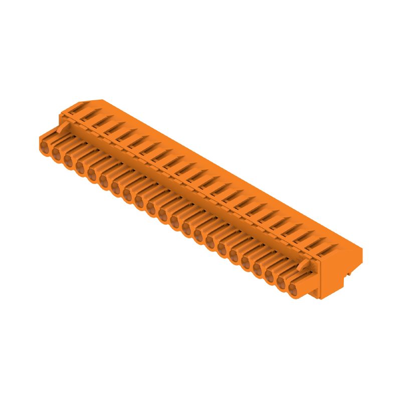 1958680000 - 22-Pole 5mm Female PCB Connector at 270° Angle  (Pack of 12)