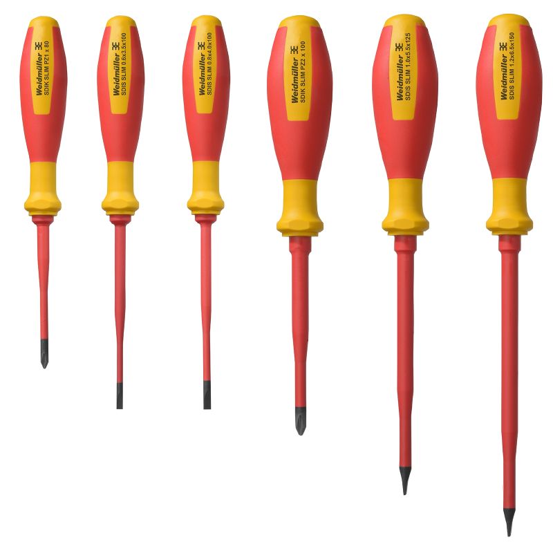 2749590000 - Slim VDE Insulated Screwdriver Set in Cardboard Box