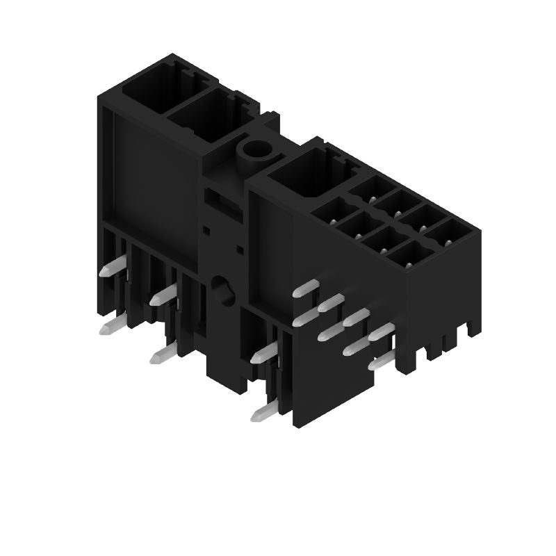 1156850000 - 7.62mm 3-Pole Male PCB Connector with THT Solder, Black Box  (Pack of 36)