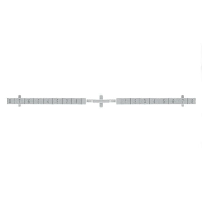 1312410000 - Grey Polycarbonate Partition Plate, Snap-On Design, 1-8 Configuration  (Pack of 10)