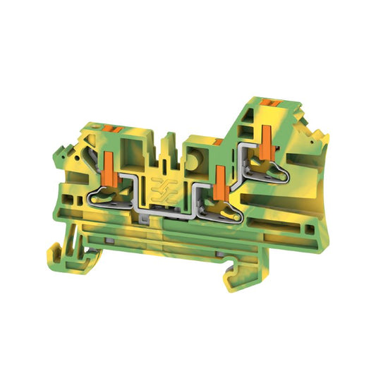 2847600000 - Green/Yellow 2.5 mm² PE Terminal for Push-In Connections  (Pack of 50)