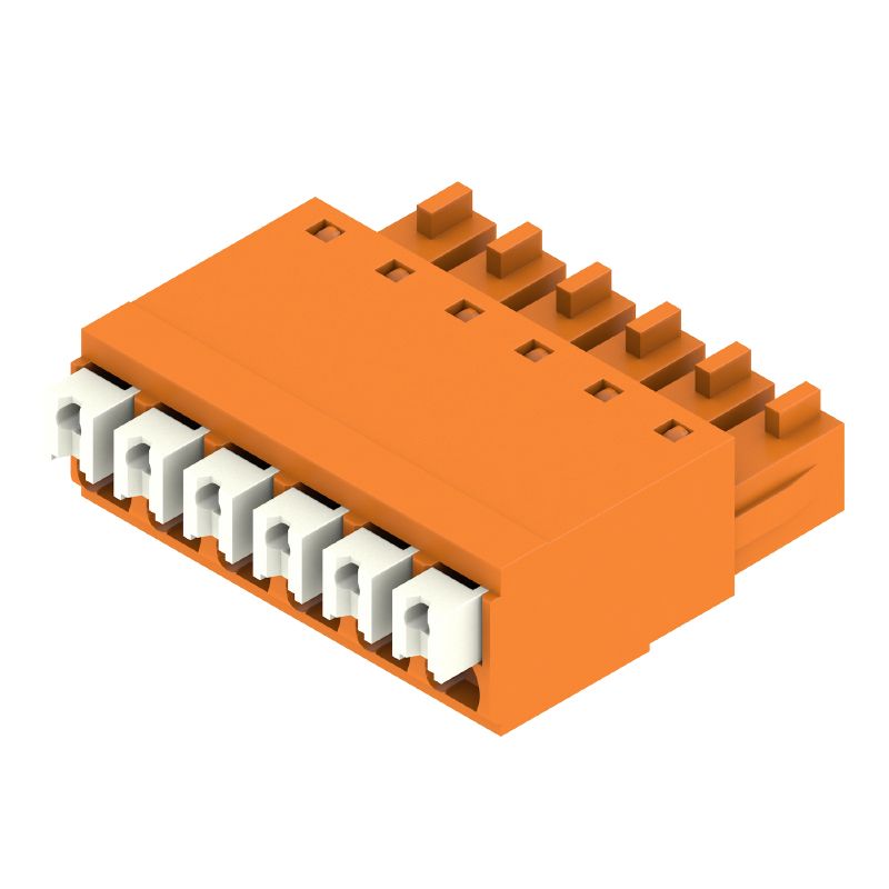1969130000 - 6-Pole 3.81mm PCB Female Connector, 180° Angle, RoHS Compliant  (Pack of 50)