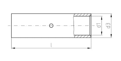 1497350000 - 2.5 mm² RoHS Cable Lug with 16 mm Connection Length  (Pack of 100)