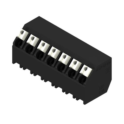1888760000 - 5.08mm Black PUSH IN PCB Terminal, 7 Poles, 135° Angle  (Pack of 190)