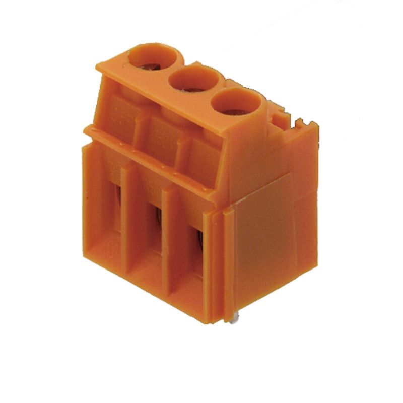 1594530000 - 5mm 3-Pole PCB Terminal, 4.5mm Solder Pin, Orange  (Pack of 100)