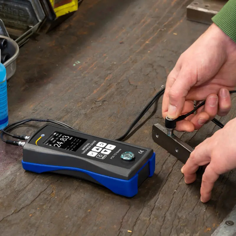PCE-TG 150 F2.5 - Ultrasonic Thickness Gauge Up to 300mm with Data Memory