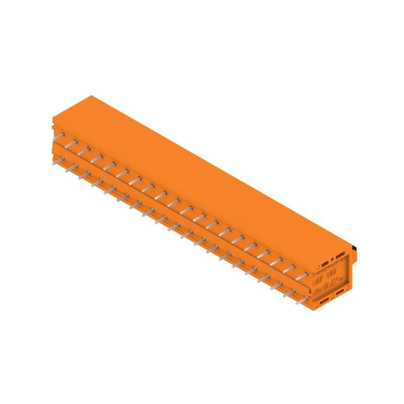 1331380000 - 20-Pole 5.08mm PCB Terminal with 180° Angle, Orange  (Pack of 15)