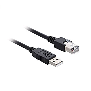 ZDNV009 - 2.4m PVC Interface Cable with USB-A & RJ50 Connectors