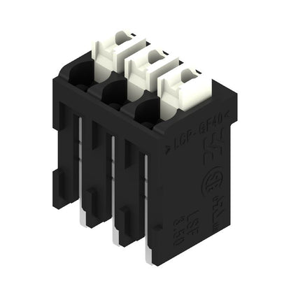 1874300000 - 3-Pole 3.50mm PCB Terminal with 180° Outlet, Black  (Pack of 175)